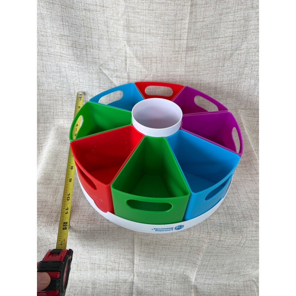 Learning Resources Storage Center Kids OS Multicolor Excellent Rotating Carousel
